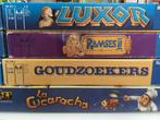 Luxor- RamsesII - Goudzoekers- La Cucaracha, Hobby en Vrije tijd, Gezelschapsspellen | Bordspellen, Ophalen of Verzenden, Gebruikt