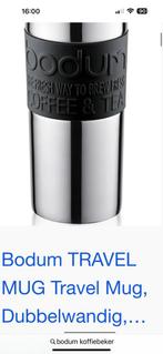 bodum travelbug dubbelwandig, Huis en Inrichting, Keuken | Servies, Ophalen of Verzenden, Zo goed als nieuw, Overige stijlen