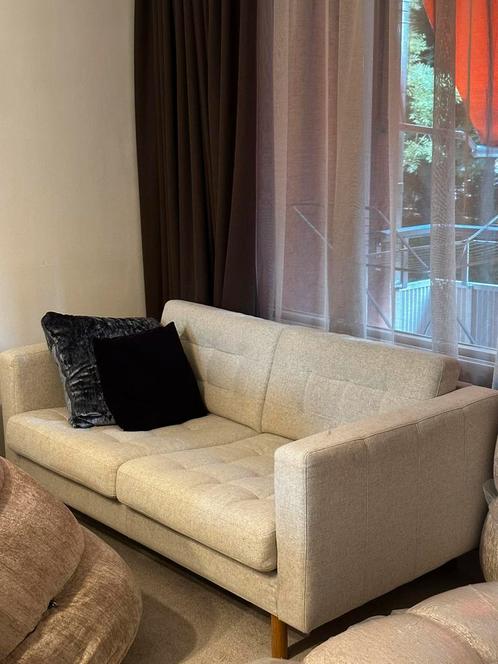 Mooie IKEA LANDSKRONA bank – lichtbeige, 2-zits, Huis en Inrichting, Banken | Sofa's en Chaises Longues, Zo goed als nieuw, Tweepersoons
