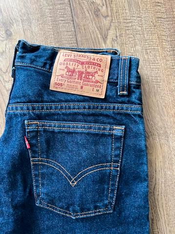 nieuwe Levi’s 505 met rits regulair fit straight leg 28-32 beschikbaar voor biedingen