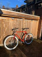 Singlespeed fiets custom made, Fietsen en Brommers, Fietsen | Racefietsen, Minder dan 10 versnellingen, Gebruikt, Aluminium, 53 tot 57 cm