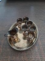 8 delig antiek  zilver miniatuur servies, Antiek en Kunst, Antiek | Goud en Zilver, Ophalen of Verzenden