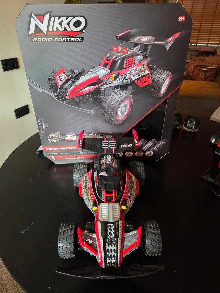 Afstandbestuurbare Nikko Turbo Panther X2 - Gebruikt in doos, Hobby en Vrije tijd, Modelbouw | Radiografisch | Auto's, Gebruikt