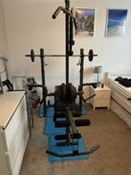 Halterbank Bermuda XTR Pro, Sport en Fitness, Fitnessmaterialen, Ophalen, Gebruikt, Benen, Fitnessbank