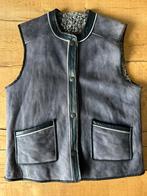 Bodywarmer lammy, lamsleer, gilet, lamswol, Ophalen of Verzenden, Zo goed als nieuw, Maat 38/40 (M), Blauw