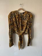 Dierenprint top maat 42/44, Bruin, Maat 42/44 (L), Ophalen of Verzenden, Lange mouw