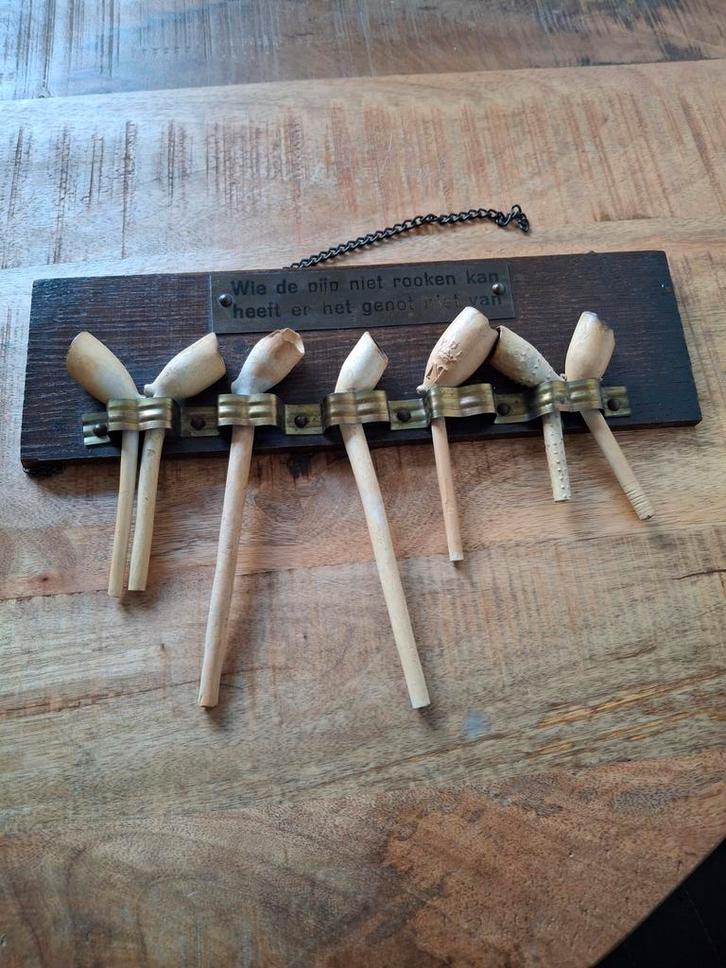 Antieke Pijphouder met Pijpjes, Antiek en Kunst, Antiek | Overige Antiek, Ophalen of Verzenden
