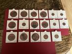 Oude 1/2 cent 43 stuks + 2 oude centen BIEDEN, Ophalen of Verzenden, Nederland, Munten