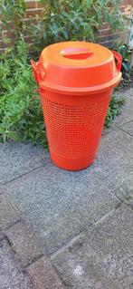 Retro Wasmand oranje, Ophalen of Verzenden, Gebruikt
