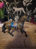 Schleich paard met zadel en hoofdstel, Verzamelen, Dierenverzamelingen, Ophalen, Zo goed als nieuw, Paard, Beeldje of Figuurtje
