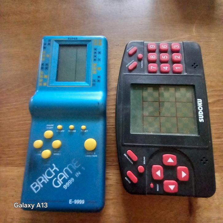 Vintage Handheld Spelcomputers - Brick Game & Sudoku, Spelcomputers en Games, Spelcomputers | Overige, Gebruikt, Ophalen of Verzenden
