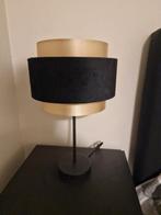 Qazqa moderne tafellamp zwart met goud, Ophalen, Zo goed als nieuw