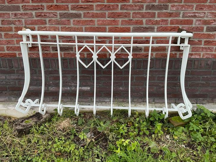 Balkonhek Frans, 145x80 cm, Tuin en Terras, Tuinhekken en Hekwerk, Zo goed als nieuw, Sierhekwerk, Overige materialen, Ophalen