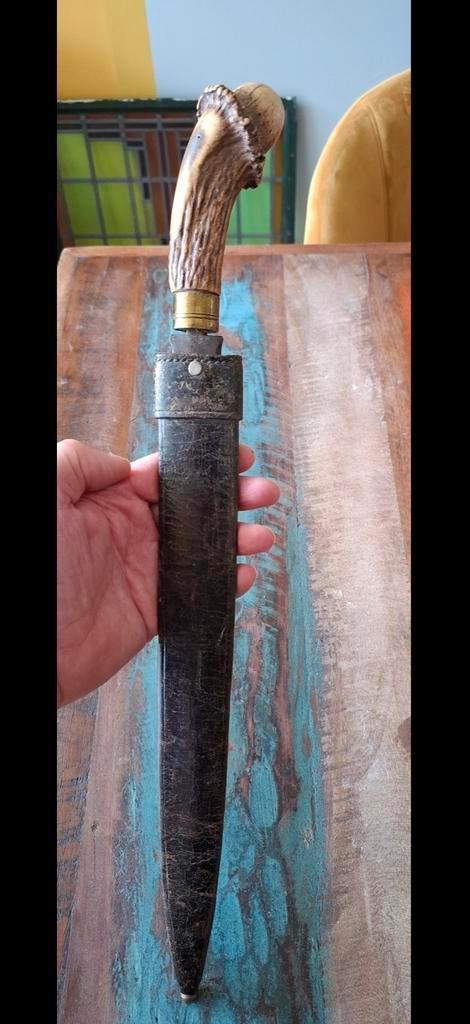 Duitse Hartsvanger jachtdolk van voor wo2, Verzamelen, Militaria | Algemeen, Landmacht, Duitsland, Verzenden