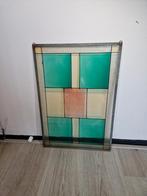 Glas in lood raampje, Doe-het-zelf en Verbouw, Glas en Ramen, Ophalen, Gebruikt, Minder dan 80 cm, Glasplaat