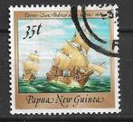 Papua & New Guinea 1987 Boot zeilschip, Verzenden, Gestempeld