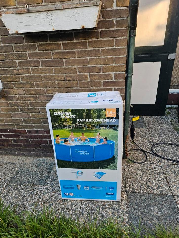 Nieuw Summer Waves Familie Zwembad - 366cm, Tuin en Terras, Zwembaden, Nieuw, Opzetzwembad, 80 tot 120 cm, 200 tot 400 cm, 300 cm of meer