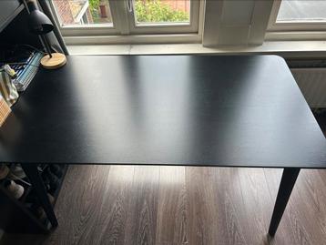 IKEA Tafel Lisabo zwart 140x70 - perfecte staat!