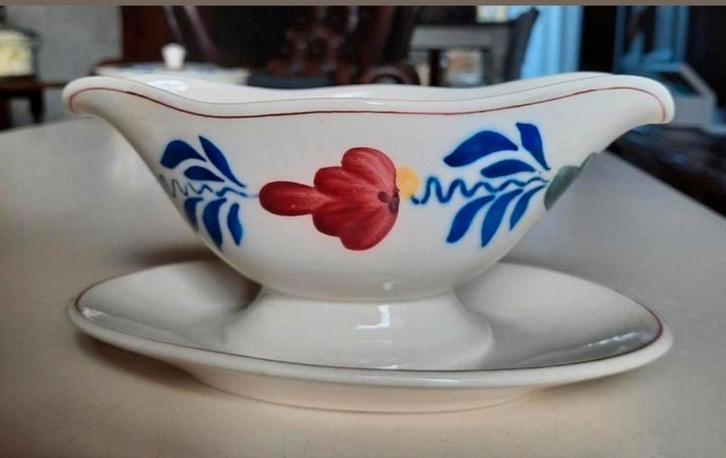 Boerenbont sauskom / juskom, Huis en Inrichting, Keuken | Servies, Zo goed als nieuw, Kom(men), Boerenbont, Aardewerk, Ophalen of Verzenden