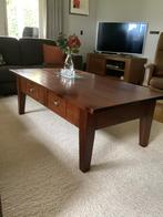 Houten Salontafel met Lades, Huis en Inrichting, Tafels | Salontafels, Ophalen, Gebruikt, 100 tot 150 cm, 50 tot 75 cm