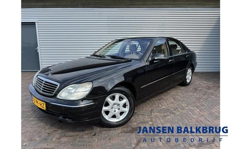 Mercedes-Benz S-Klasse 430 Lang (bj 2000, automaat), Auto's, Oldtimers, Bedrijf, Te koop, ABS, Airbags, Airconditioning, Alarm