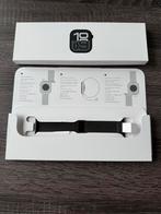 Apple watch 42mm serie 10 jet black, bandSlate Milanese loop, Ophalen of Verzenden, Zo goed als nieuw, Zwart, IOS