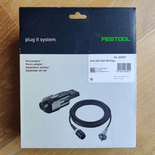Festool adapter ACA 220-240/18V Ergo voor accu-schuurmachine, Doe-het-zelf en Verbouw, Gereedschap | Schuurmachines, Nieuw, Overige typen