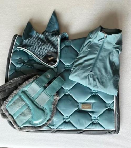 Esstockholm setje Steel Blue, Dieren en Toebehoren, Paarden en Pony's | Dekens en Dekjes, Zo goed als nieuw, Dekje, Ophalen of Verzenden