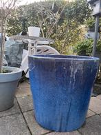 Grote terracotta Planten bak, Ophalen of Verzenden, Zo goed als nieuw, Rond, Steen