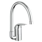 GROHE Euroeco Keukenkraan - hoog - chroom, Ophalen of Verzenden, Nieuw, Chroom, Kraan