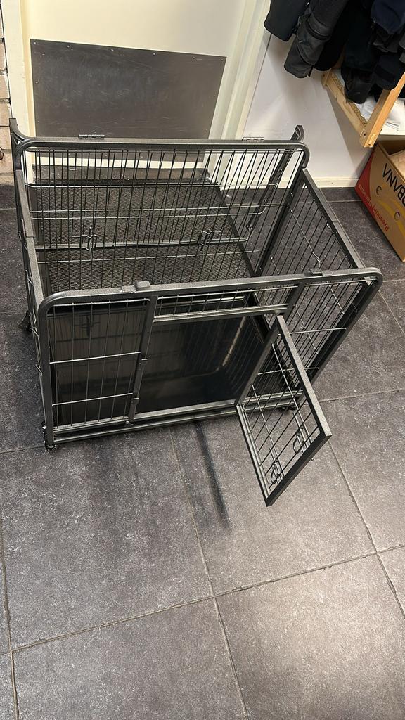 Duvo heavy duty Hondenbench 78 x 67 x 48 cm, Dieren en Toebehoren, Hondenbenches, Nieuw, Ophalen of Verzenden