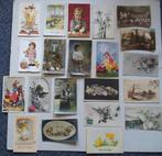 Set van 20 oude, nostalgische paaskaarten, Verzenden, Gebruikt