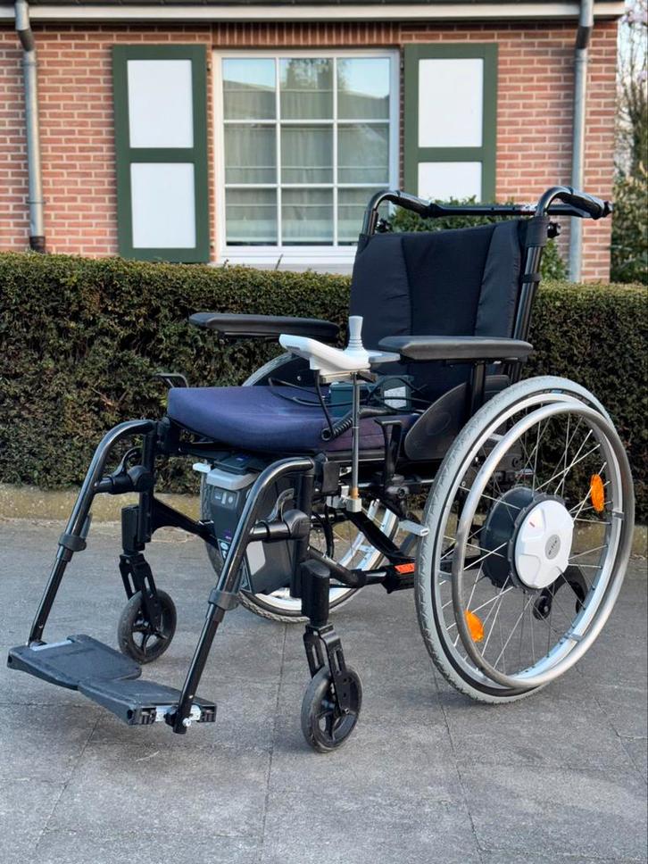 Elektrische rolstoel Invacare met Alber e-fix Licht,krachtig, Diversen, Rolstoelen, Zo goed als nieuw, Elektrische rolstoel, Inklapbaar