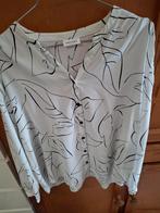 Gerry Weber Blouse - Maat 46. Wit met Zwarte Print, Wit, Maat 46/48 (XL) of groter, Ophalen of Verzenden, Zo goed als nieuw