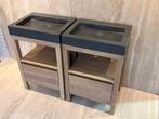 Badmeubel 60 cm staand MASSIEF EIKEN van €1995 nu €750 NEW, Ophalen, Nieuw, 50 tot 100 cm, Minder dan 100 cm