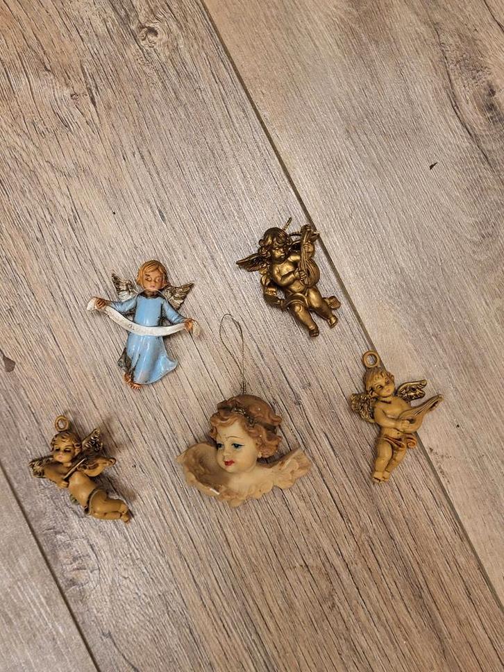 Kerstboom Engeltjes - Set van 5, Antiek en Kunst, Antiek | Overige Antiek, Ophalen of Verzenden