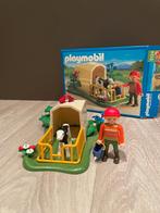 Playmobil 5124 Koeienstal met Boer en Kalf, Ophalen of Verzenden, Zo goed als nieuw, Complete set