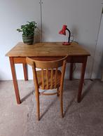 Vintage antiek houten keukentafel, boerentafel, bureautje, Ophalen of Verzenden, Zo goed als nieuw