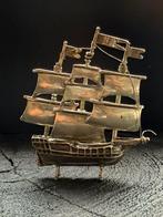 Imposante zilveren driemaster / zeilschip, Antiek en Kunst, Ophalen of Verzenden, Zilver