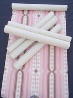 vintage behang 6 rollen, Huis en Inrichting, Stoffering | Behang, Ophalen of Verzenden, 25 tot 50 m², Roze