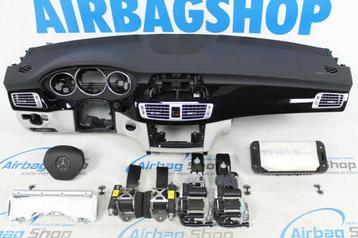 Airbag set Dashboard zwart/wit Mercedes CLS W218 (2010-2018) beschikbaar voor biedingen