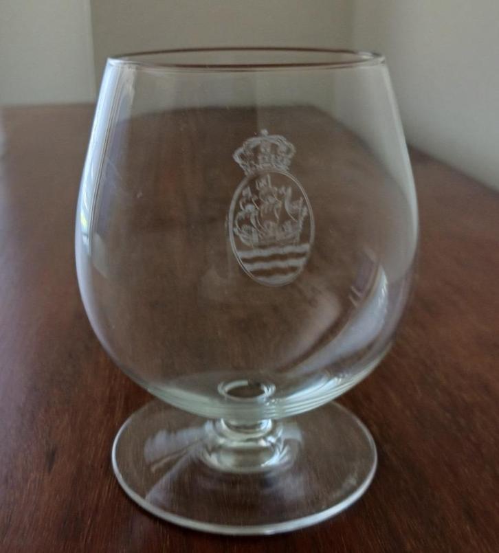 scheepvaart cognac glas KNSM, Verzamelen, Scheepvaart, Zo goed als nieuw, Overige typen, Verzenden