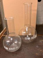 Glaswerk voor bloemschikken: Erlenmeyers, bekerglazen, etc., Ophalen, Nieuw