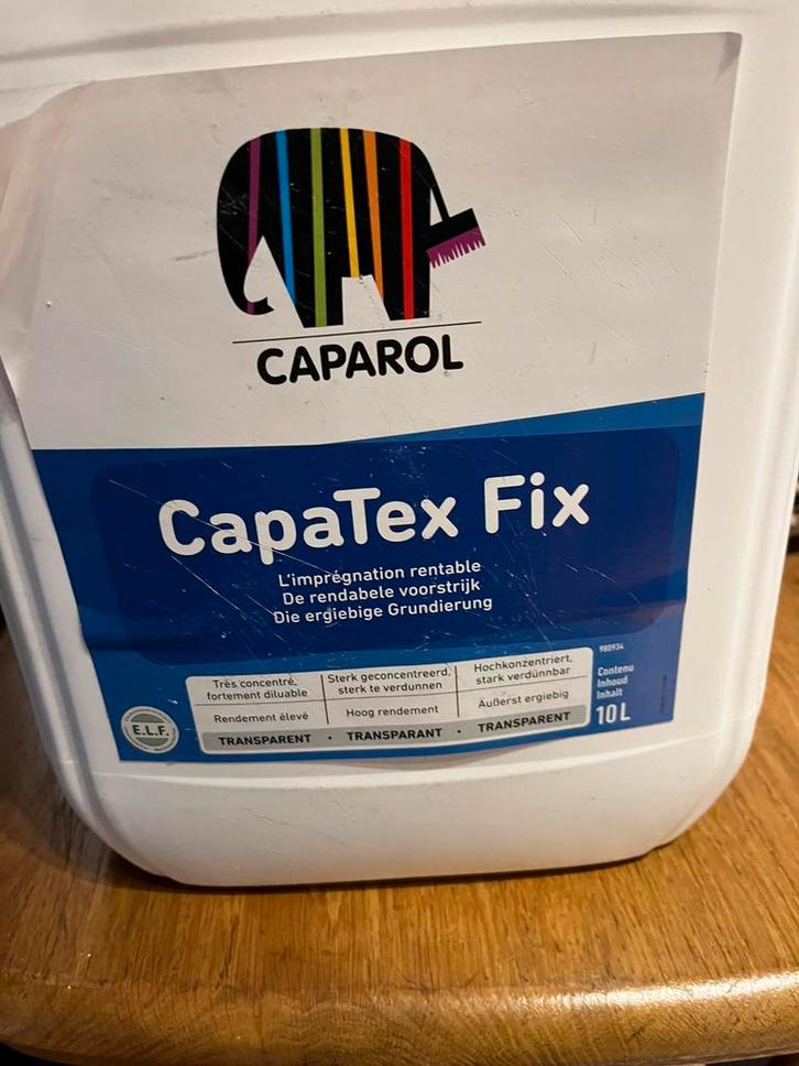 Caparol Capatex Fix voorstrijkmiddel 10 liter, Doe-het-zelf en Verbouw, Verf, Beits en Lak, Nieuw, Wit, Ophalen