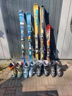 5 paar ski's geslepen en gewaxed. 4 x skischoenen., Sport en Fitness, Skiën en Langlaufen, Ophalen, Gebruikt, Ski's