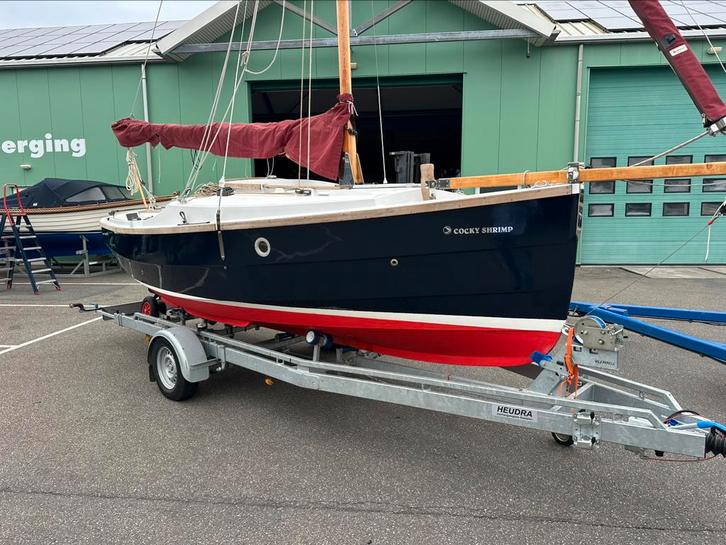 Cornish Shrimper 19 incl. Trailer, Watersport en Boten, Kajuitzeilboten en Zeiljachten, Gebruikt, Tourjacht of Cruiser, Polyester