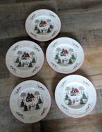 5 Wedgwood Windsor Christmas bordjes, Diversen, Kerst, Ophalen of Verzenden, Zo goed als nieuw