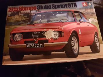 Tamiya AlfaRomeo Giulia Sprint GTA -1:24 nieuw in doos. beschikbaar voor biedingen