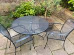 Royal Garden / Kettler tuinset antraciet tafel + 2 stoelen, Ophalen, Gebruikt