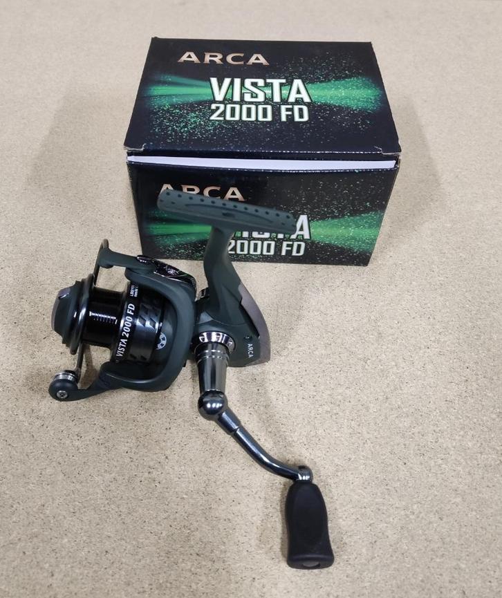 NIEUW Arca Vista 2000 FD Molen 4-Lagers Alu Spoel, Watersport en Boten, Hengelsport | Roofvissen, Nieuw, Molen, Ophalen of Verzenden